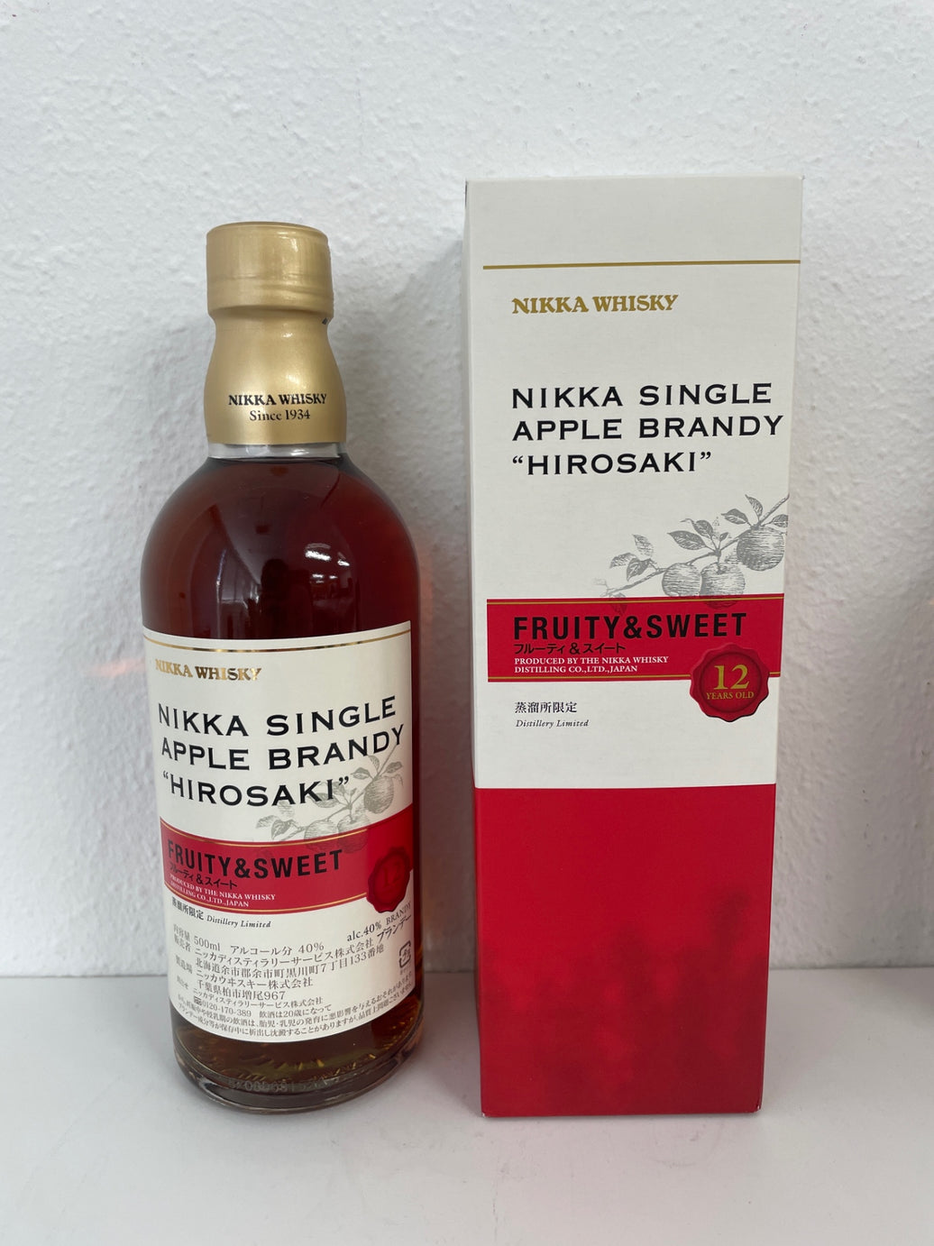 ニッカ シングルアップルブランデー 弘前12年 500ml