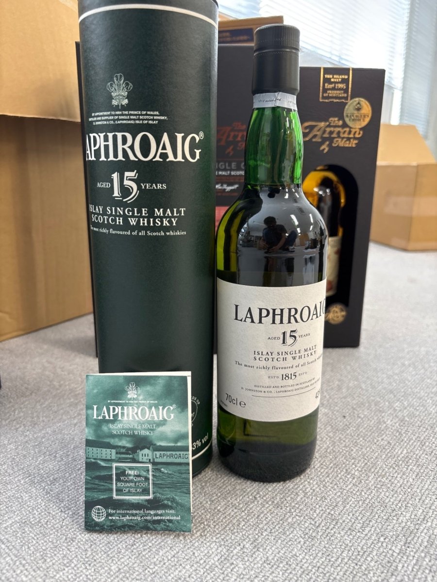 旧ボトル●ラフロイグ１５年 43度700ml 箱入 ラフロイグ15年 旧ボトル 700ML 箱付き - LIQUOR JOY