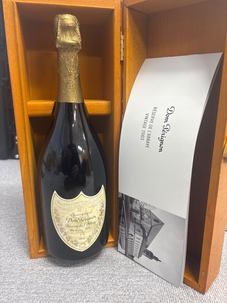 ドンペリニヨン レゼルヴドラベイ 2003 木箱付 │ Dom Perignon Reserve de L'Abbaye Vintage 2003 Brut Box - LIQUOR JOY