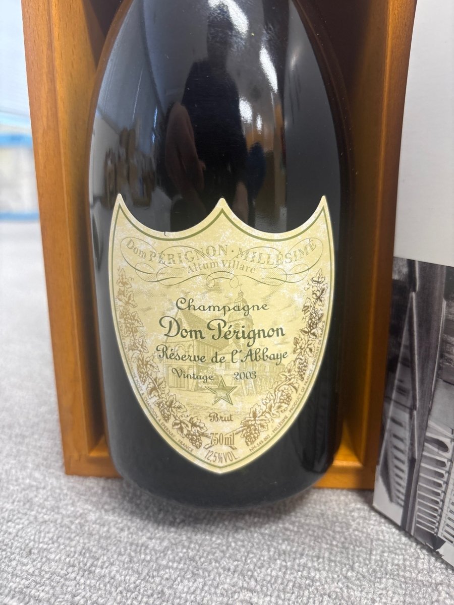 image ドンペリニヨン レゼルヴドラベイ 2003 木箱付 │ Dom Perignon Reserve de L'Abbaye Vintage 2003 Brut Box - LIQUOR JOY