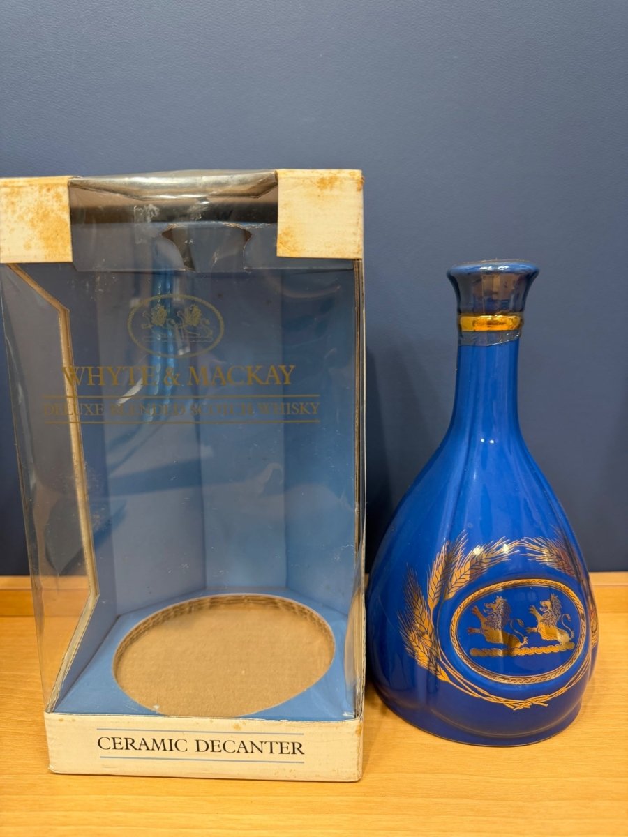 image ホワイト&マッカイ デラックス セラミックデキャンタ 43% 陶器ボトル - LIQUOR JOY