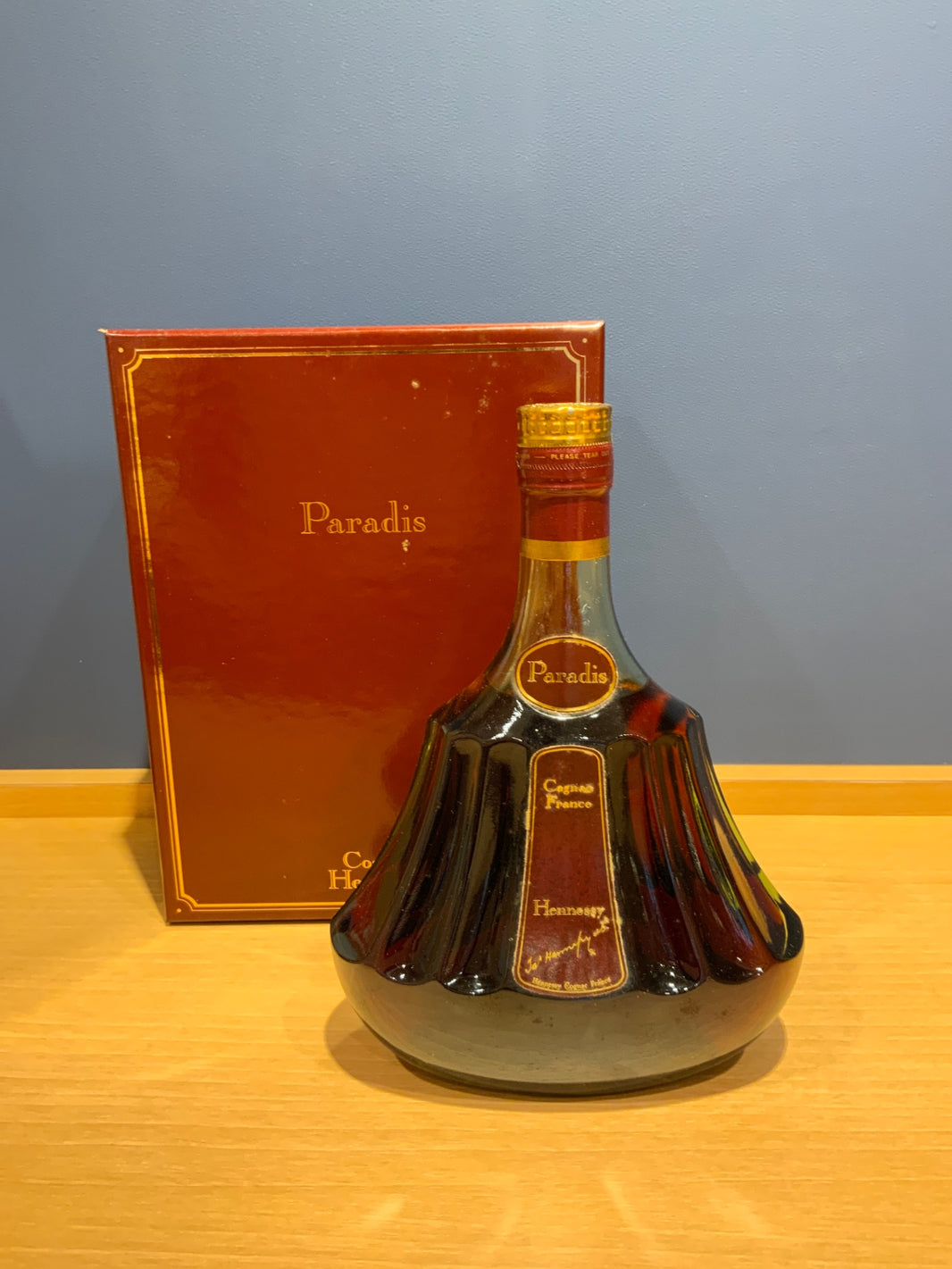 image Hennessy Paradis old bottle with box