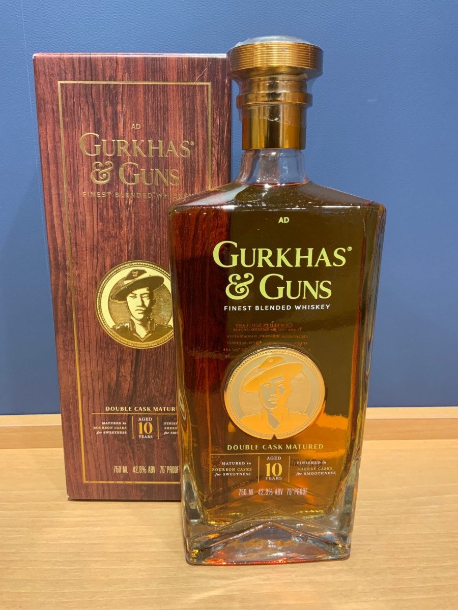 Gurkhas & Guns 10 - year - old double cask 750ml 42.8度 - LIQUOR JOY