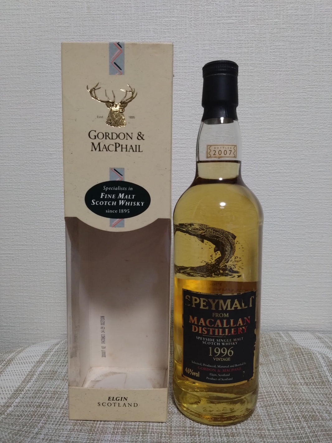 G&Mマッカラン 1996−2007 SPEYMALT 箱付き