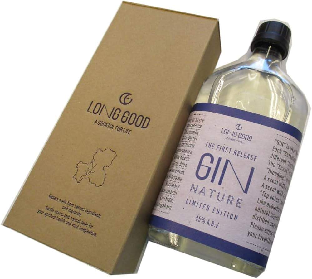 LONG GOOD ジン・ナチュール ザ・ファースト・リリース 45度 375ml GIN NATURE THE FIRST RELEASE