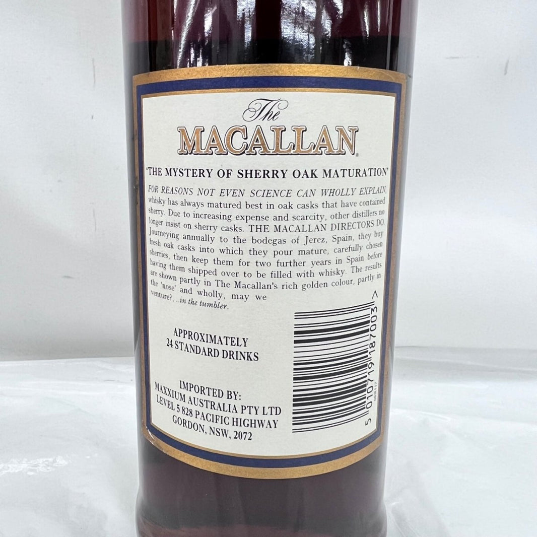 image The MACALLAN ザ・マッカラン 18年 1984 シェリーオークカスク ウイスキー 700ml 43% 箱付 - LIQUOR JOY
