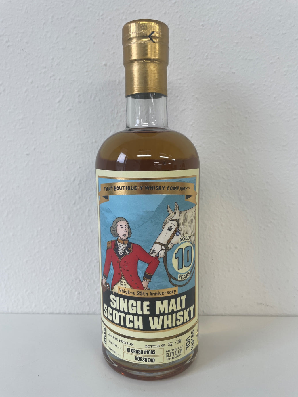 Boutique Whisky Glen Elgin 10 Year Whisk-e 25th Anniversary