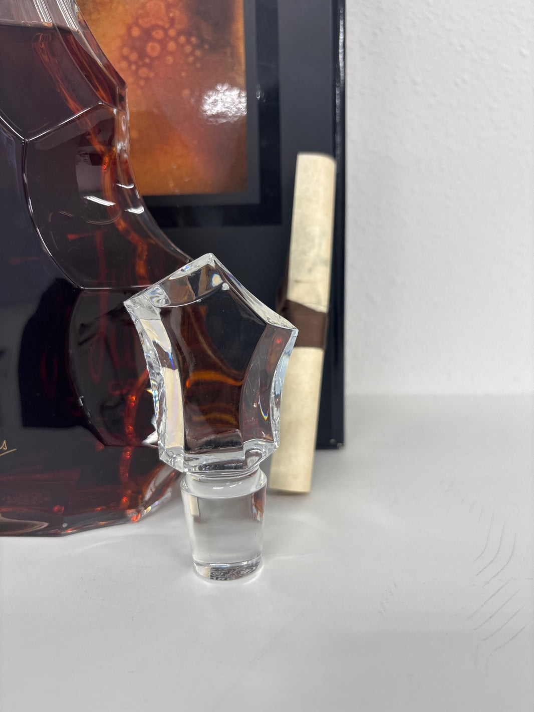 image Camus Jubilee Baccarat 700ml with box and replacement stopper (vintage bottle)