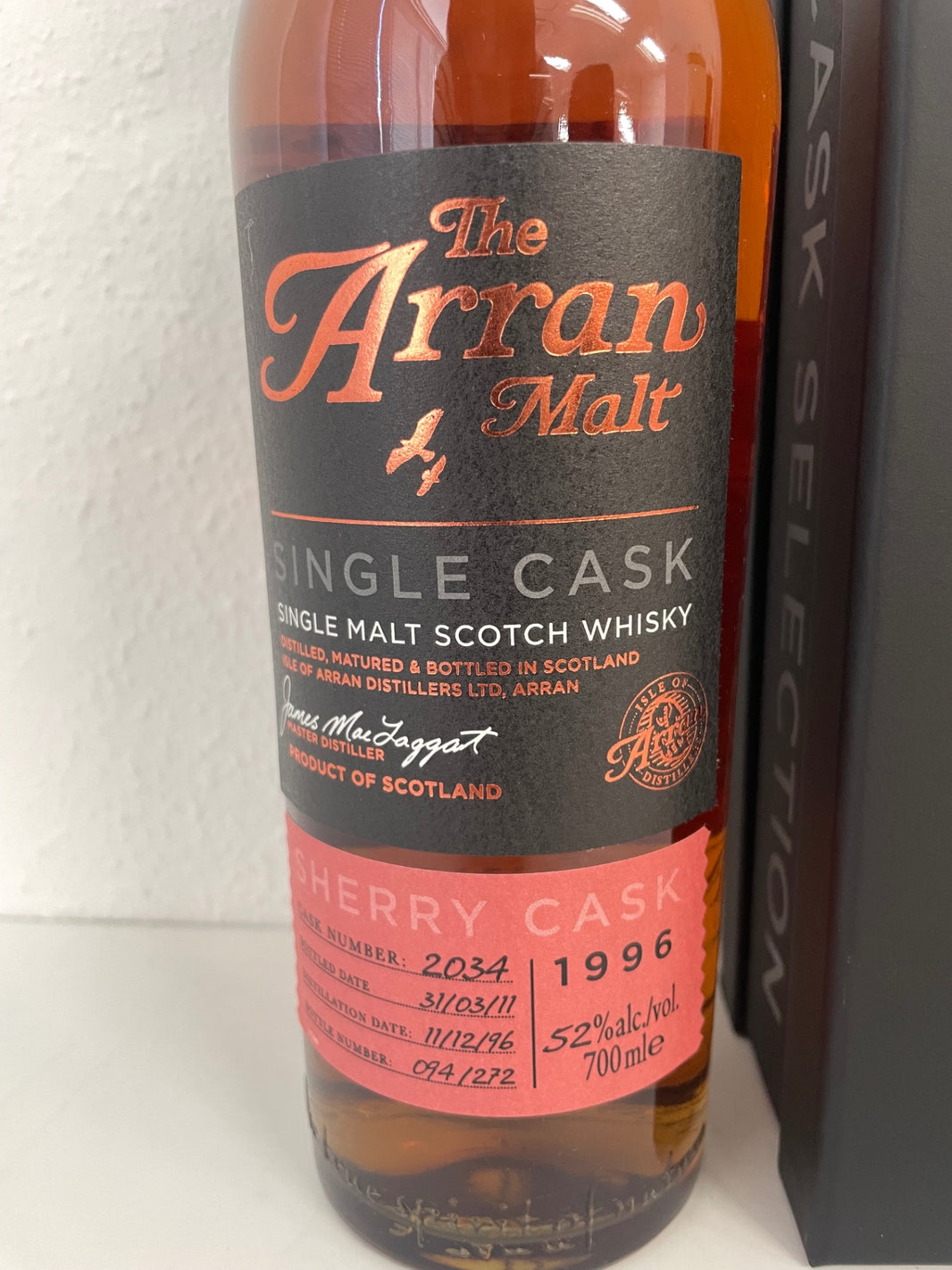 image Arran Single Cask Whisky 1996 with Box 700ml