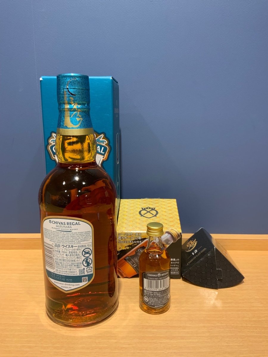 image シーバスリーガル　12年　ミズナラ　匠リザーブ12年50mlミニボトル付 - LIQUOR JOY