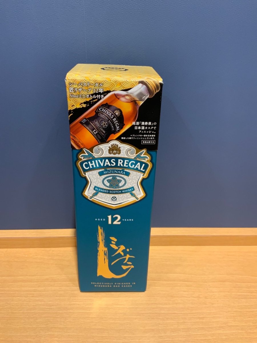 シーバスリーガル　12年　ミズナラ　匠リザーブ12年50mlミニボトル付 - LIQUOR JOY