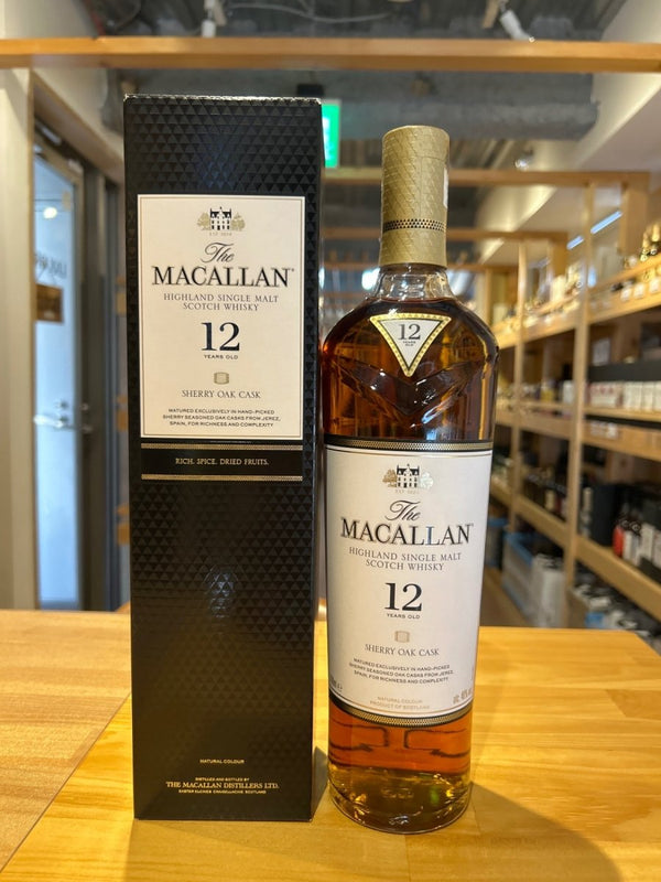 [新ボトル] ザ マッカラン 12年 シェリーオーク 正規品 40度 700ml - LIQUOR JOY