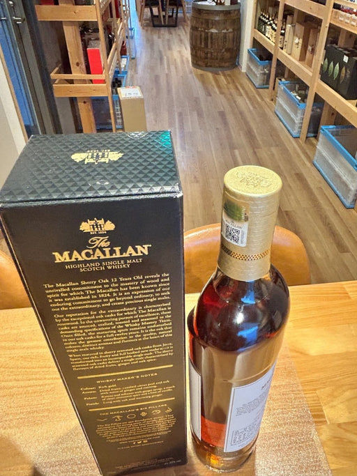 [新ボトル] ザ マッカラン 12年 シェリーオーク 正規品 40度 700ml - LIQUOR JOY