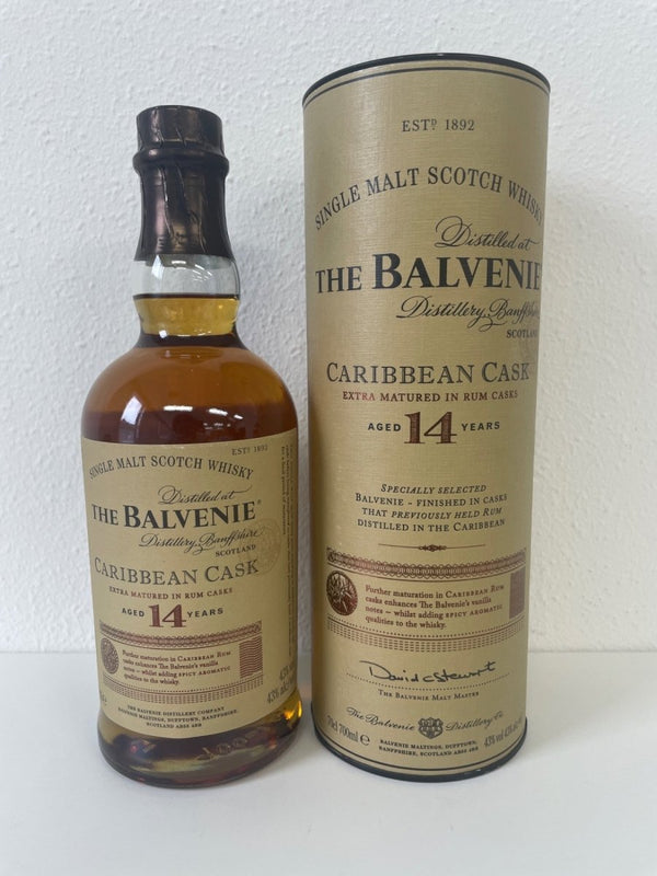 ザ・バルヴェニー １４年 カリビアンカスク 正規品 43度 700ｍｌ - LIQUOR JOY