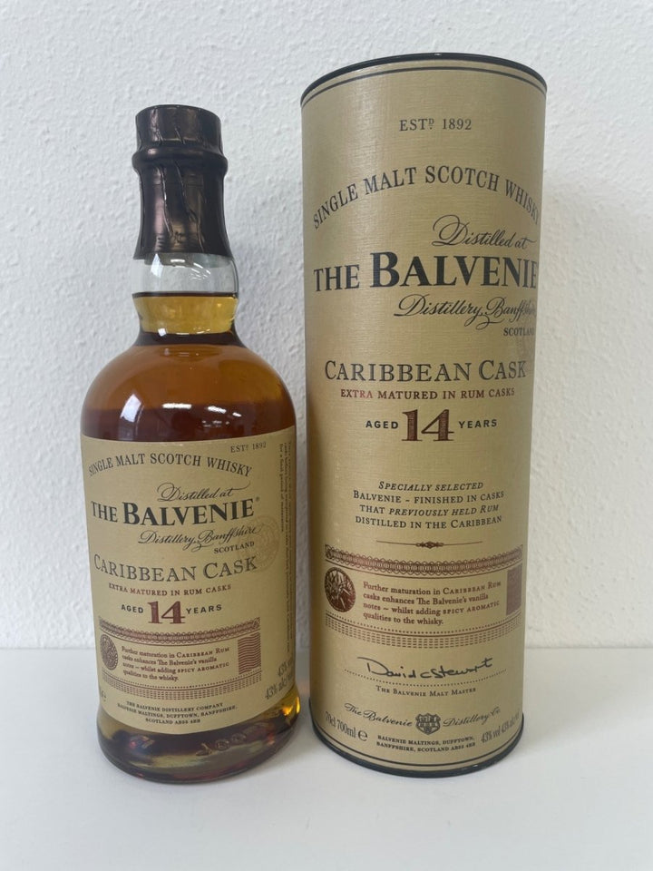 ザ・バルヴェニー １４年 カリビアンカスク 正規品 43度 700ｍｌ - LIQUOR JOY