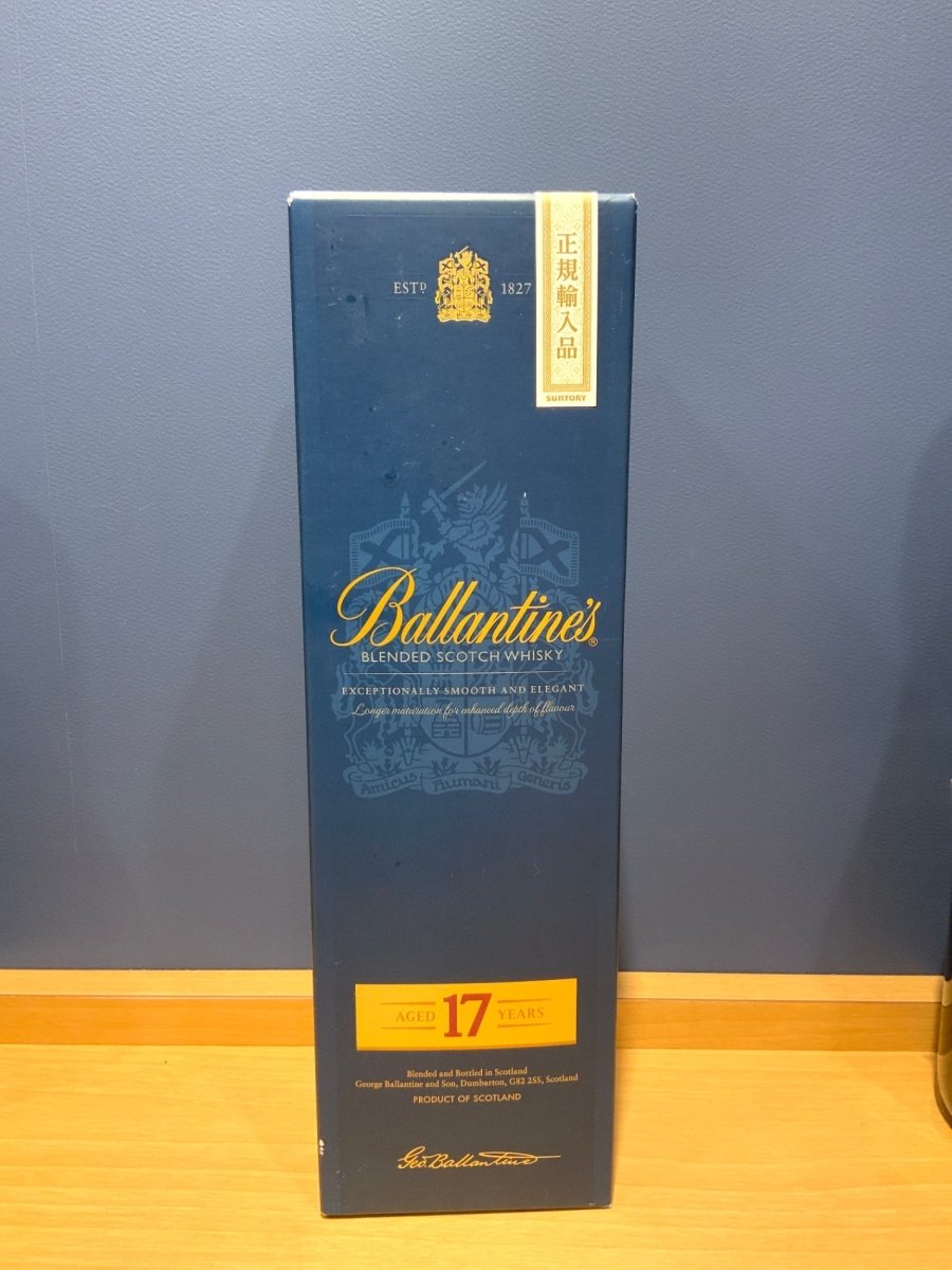 バランタイン 17年 箱付き Ballantine's Aged 17 Years The Original Blended Scotch Whisky スコッチウイスキー - LIQUOR JOY