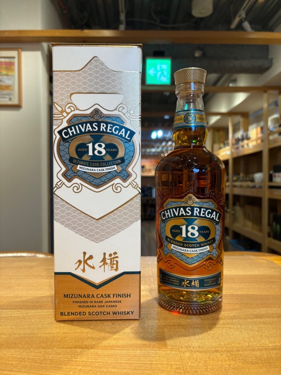 シーバスリーガル 18年 水楢 ミズナラ カスク フィニッシュ 箱なし 正規品 43度 700ml - LIQUOR JOY