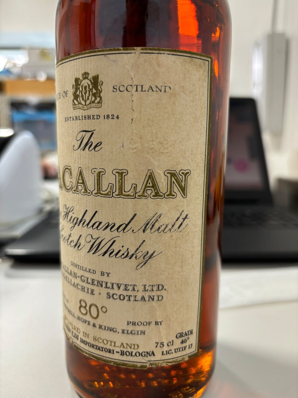 マッカラン 1962 80プルーフMacallan 1962 Campbell, Hope and King 80 Proof - LIQUOR JOY