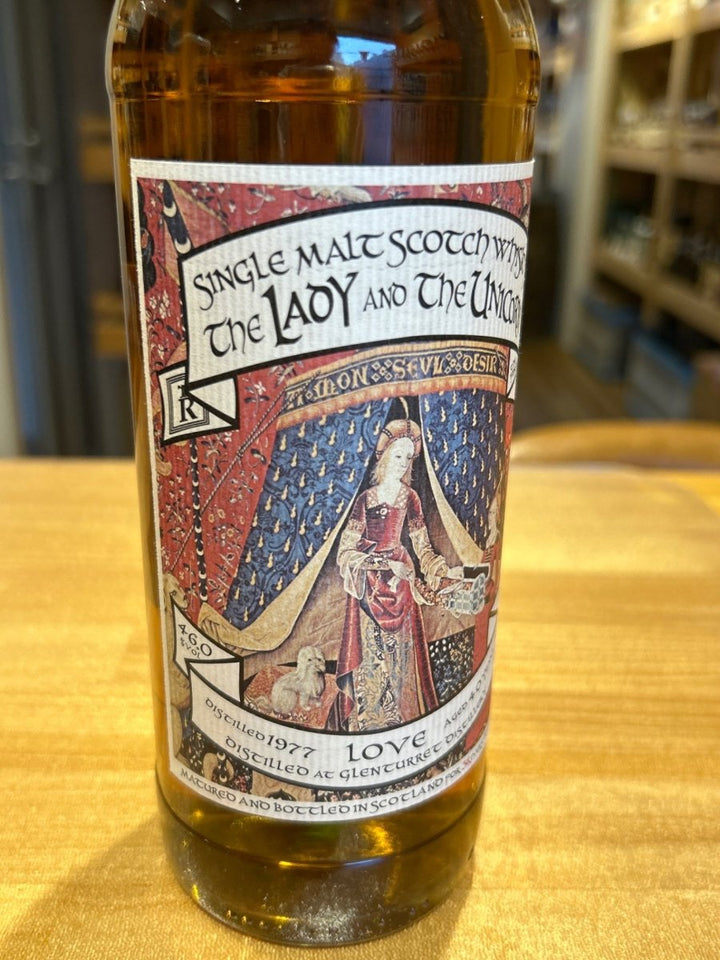 グレンタレット　1977　40年　レディ＆ユニコーン　貴婦人と一角獣　46％　700ml - LIQUOR JOY