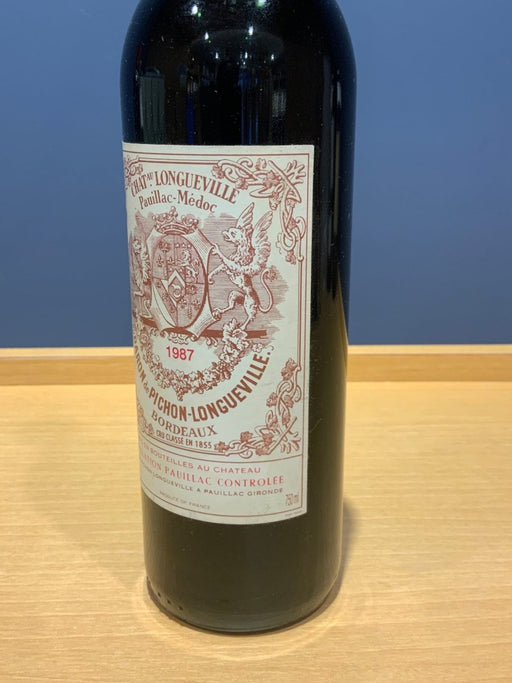 シャトー・ピション・ロングヴィル・バロン 1987 750ml 赤 ワイン - LIQUOR JOY