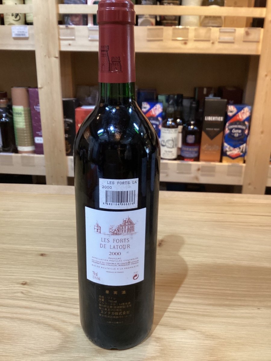 2000年 レ フォール ド ラトゥール 750ml フランス ボルドー 赤ワイン - LIQUOR JOY