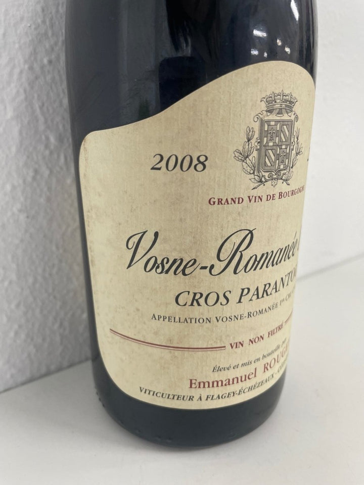 エマニュエル・ルジェ ヴォーヌ・ロマネ クロ・パラントゥ 2008 - LIQUOR JOY