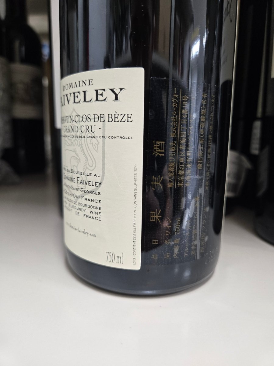 image 2014シャンベルタン クロ ド ベーズ グラン クリュ レ ズーヴレ ロダン 750ml フェヴレ - LIQUOR JOY