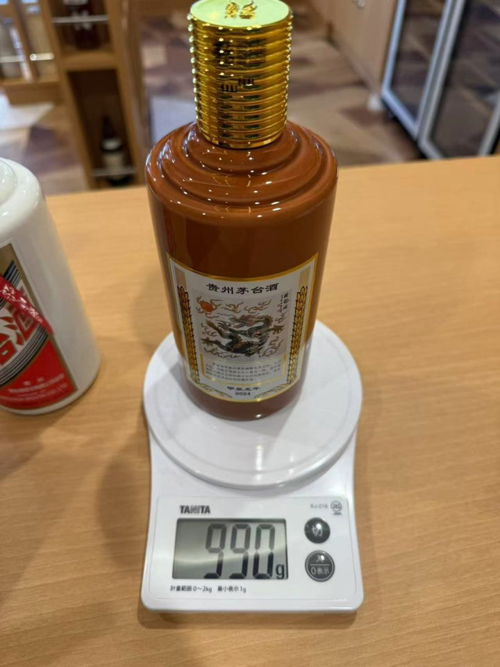 貴州茅台酒 甲辰龍年 2024 茶陶器ボトル 53% 500ml - LIQUOR JOY
