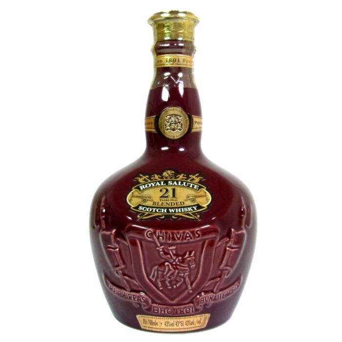 ロイヤルサルート　21年　赤　陶器ボトル - LIQUOR JOY