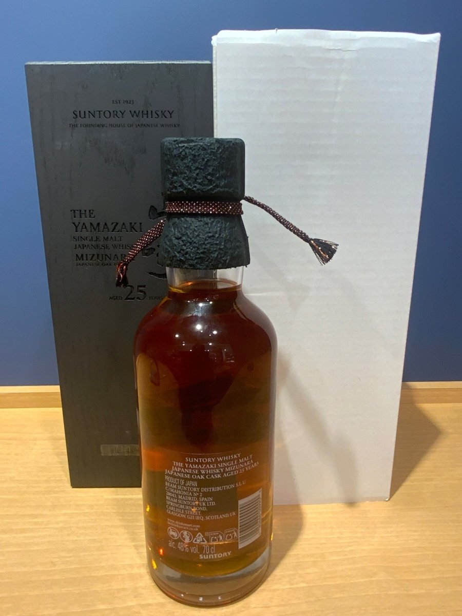 山崎25年 ミズナラ シングルモルト ウイスキー - LIQUOR JOY