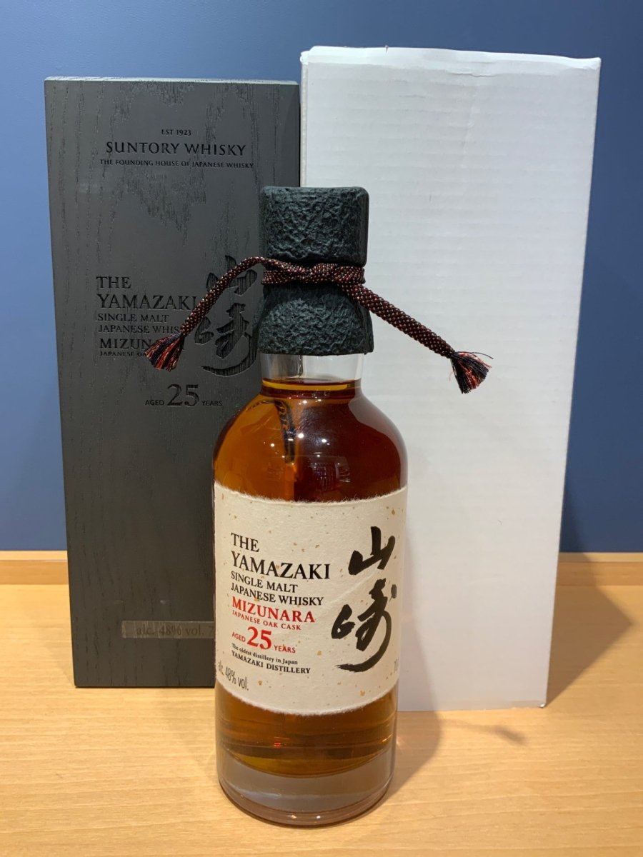 山崎25年 ミズナラ シングルモルト ウイスキー - LIQUOR JOY