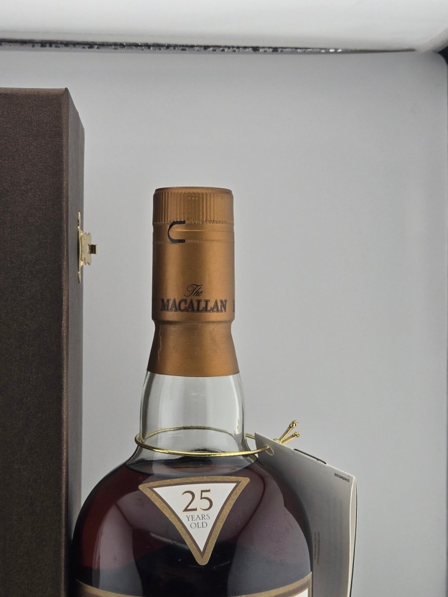 マッカラン25年 シェリーカスク シングルモルトウイスキー700ml旧ボトル箱付き - LIQUOR JOY