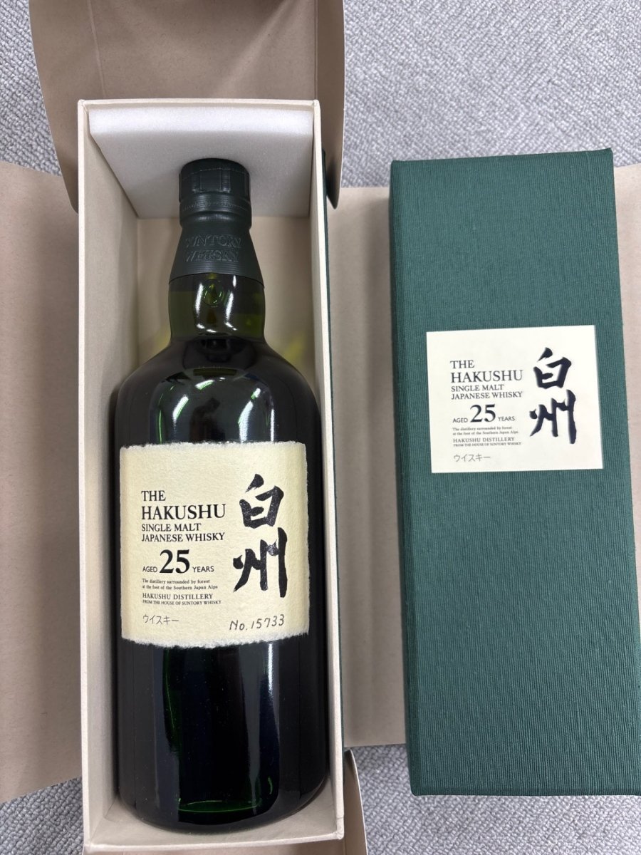 image サントリー シングルモルトウイスキー 白州25年 [ ウイスキー 日本 700ml ] - LIQUOR JOY