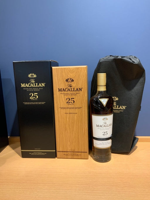【箱付き】ｻﾞマッカラン25年　シェリーオーク　700ml　43度 2019 Release - LIQUOR JOY