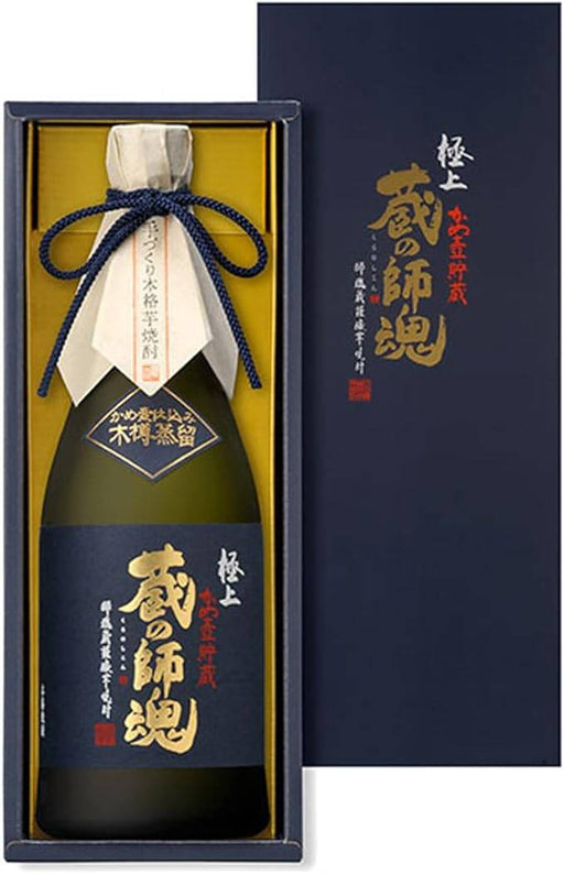 鹿児島県 小正醸造 極上 蔵の師魂 かめ壺貯蔵 芋焼酎 25° 720ml - LIQUOR JOY