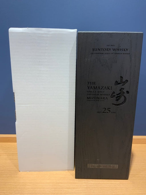 山崎25年 ミズナラ シングルモルト ウイスキー - LIQUOR JOY
