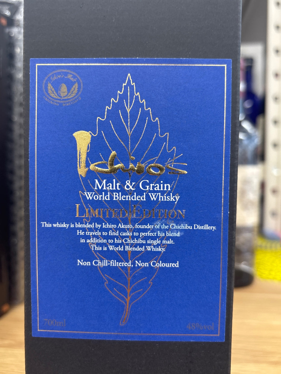 Ichiro's Malt &amp; Grain World Blended Whisky Limited Edition 700ml