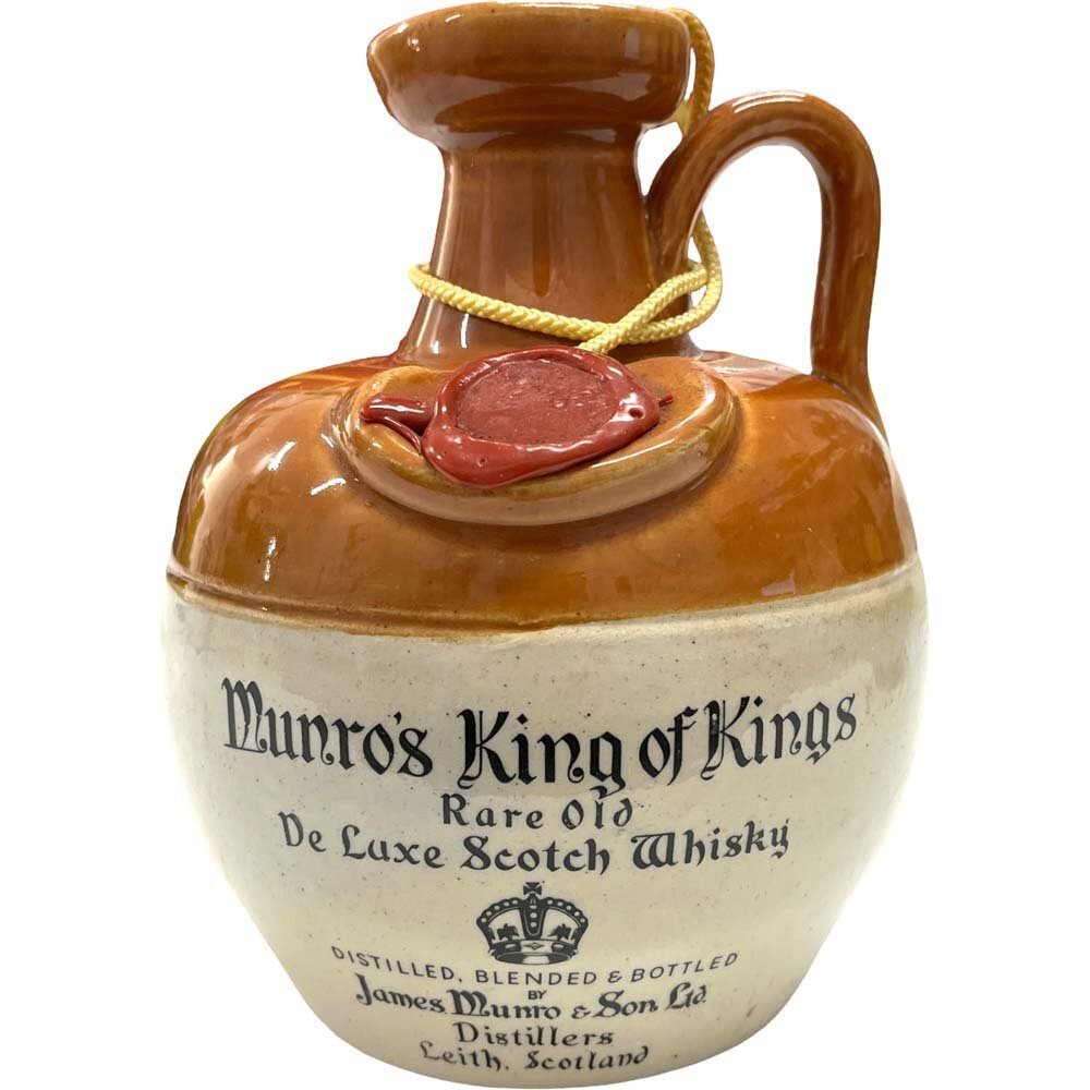 Munro's King of Kings Whisky, Special Grade, 43% ABV, 750ml, Ceramic Bottle
