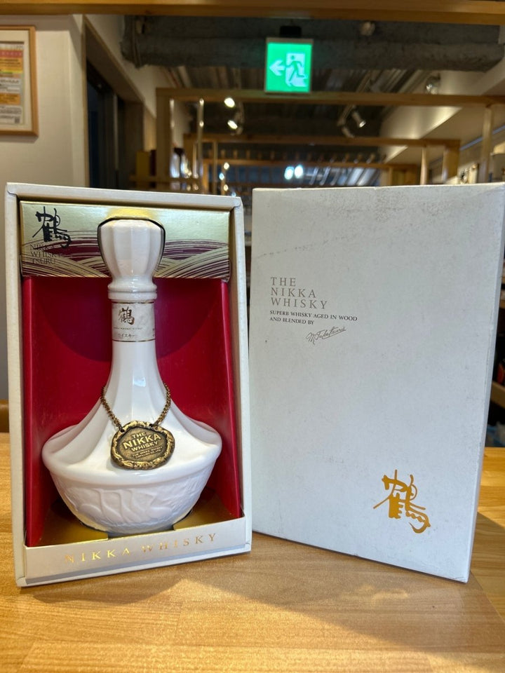 ニッカ 鶴 白陶器 表記なし 43度 700ml - LIQUOR JOY
