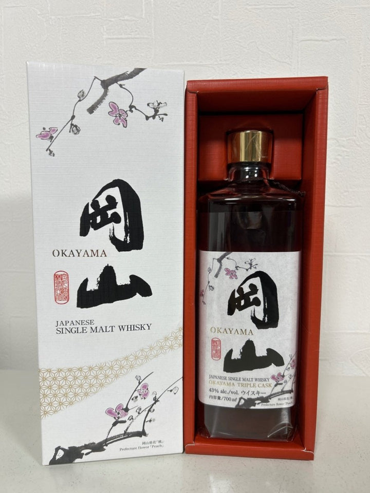 宮下酒造 岡山 トリプルカスク ジャパニーズ シングルモルト ウイスキー 43度 700ml - LIQUOR JOY