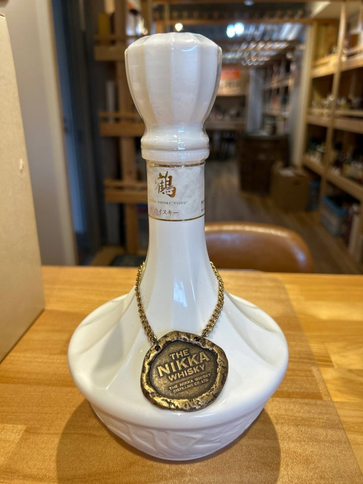 ニッカ 鶴 白陶器 表記なし 43度 700ml - LIQUOR JOY