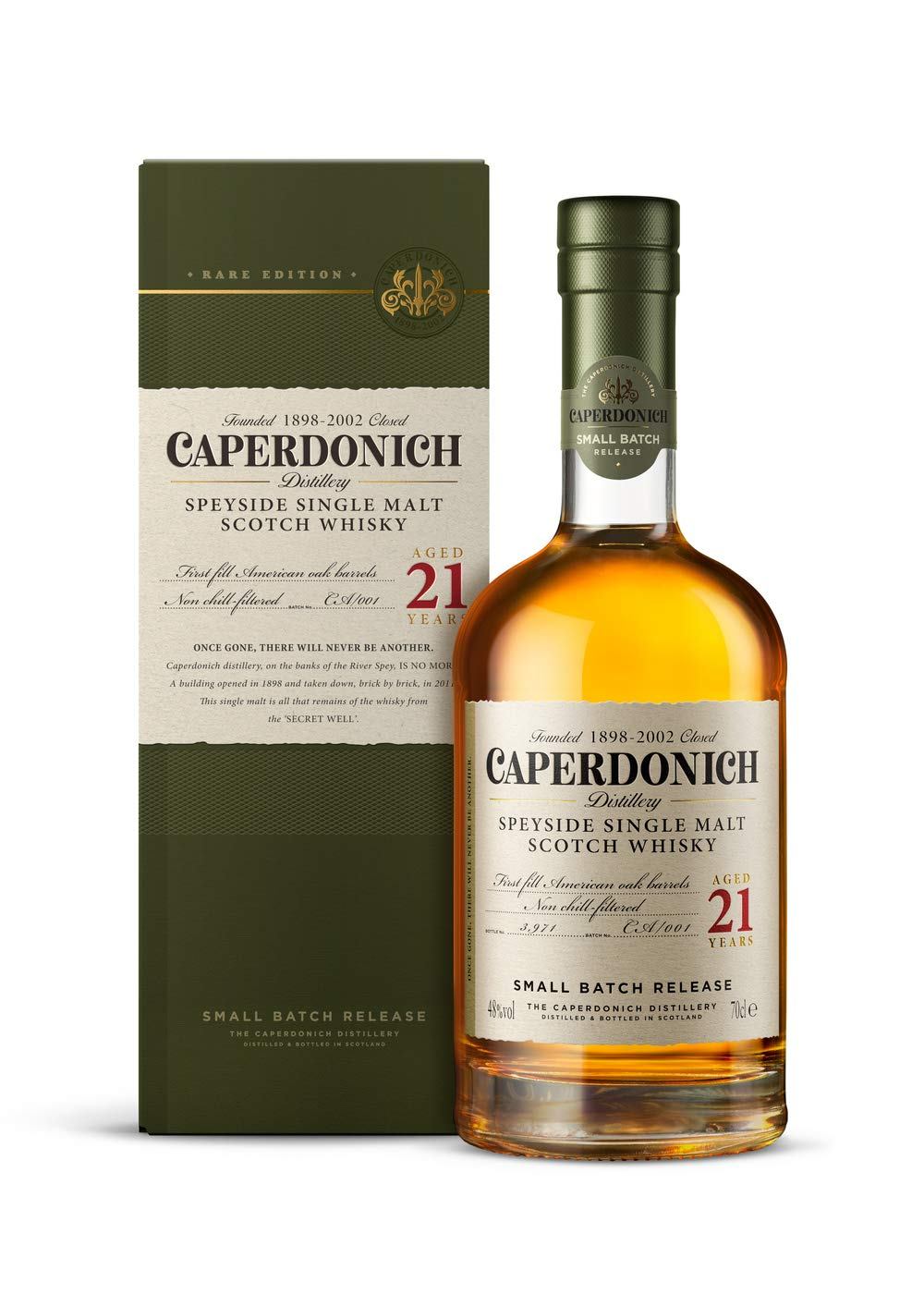 Caperdonich 21 Year Old [British Whisky, 700ml] [Gift Box]