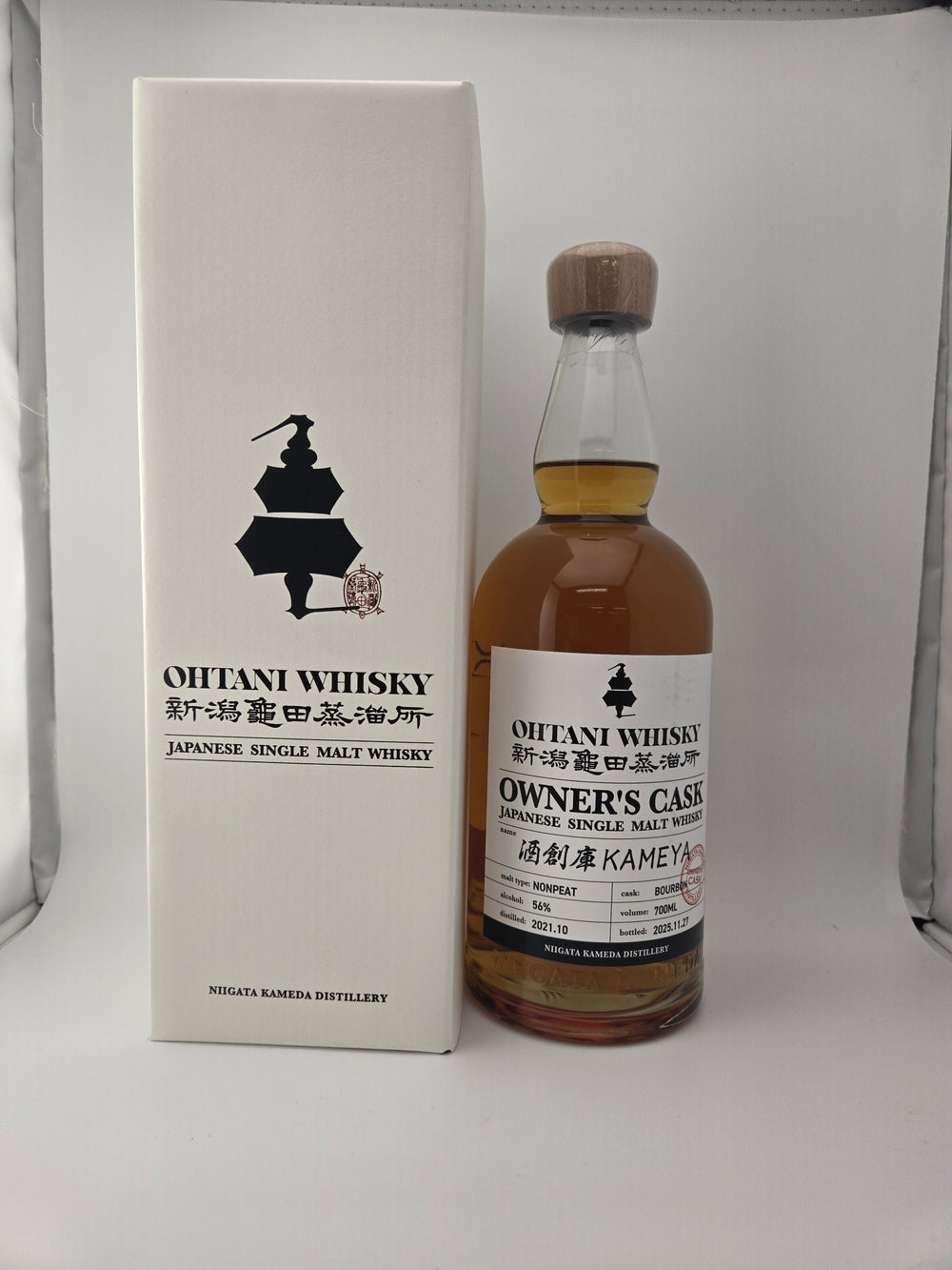 新潟亀田蒸留所 シングルカスクウイスキー56%700ml