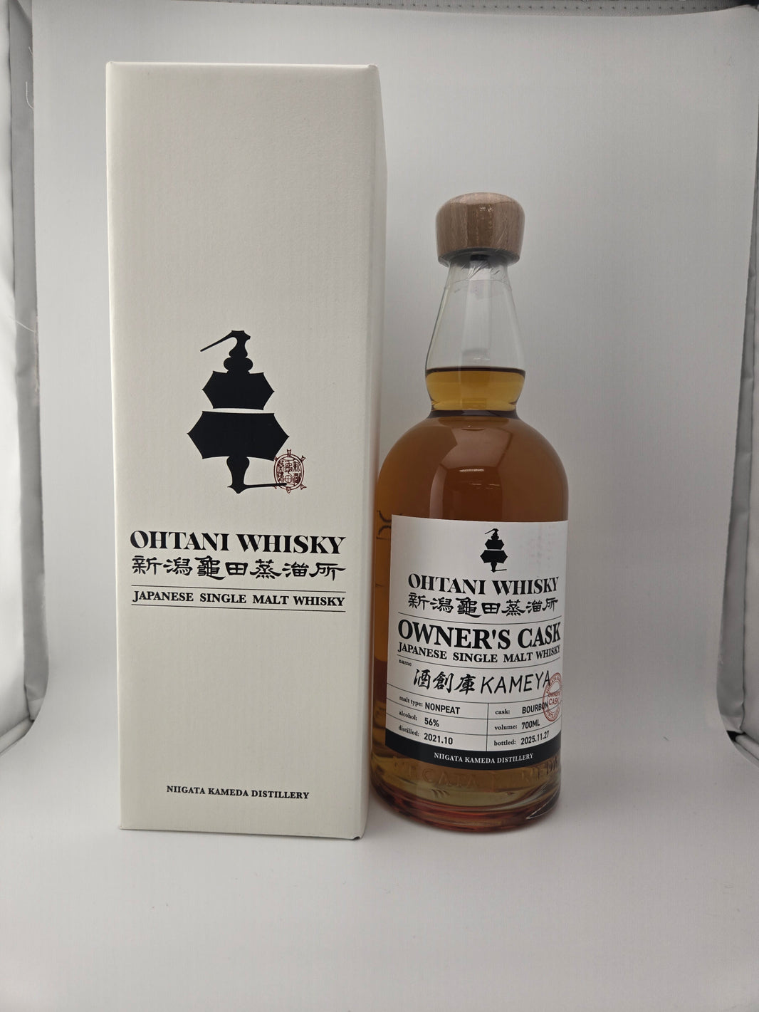 新潟亀田蒸留所 シングルカスクウイスキー56%700ml