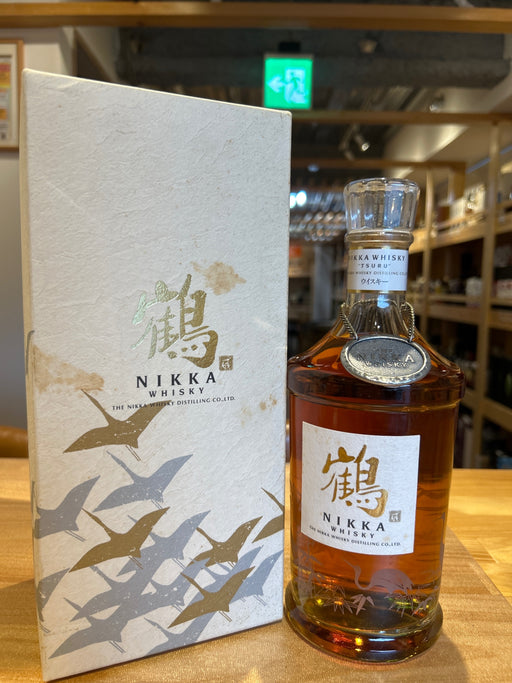 Nikka Whisky "Tsuru" Slim Bottle 700ml 43% with Gift Packaging by Masataka Taketsuru