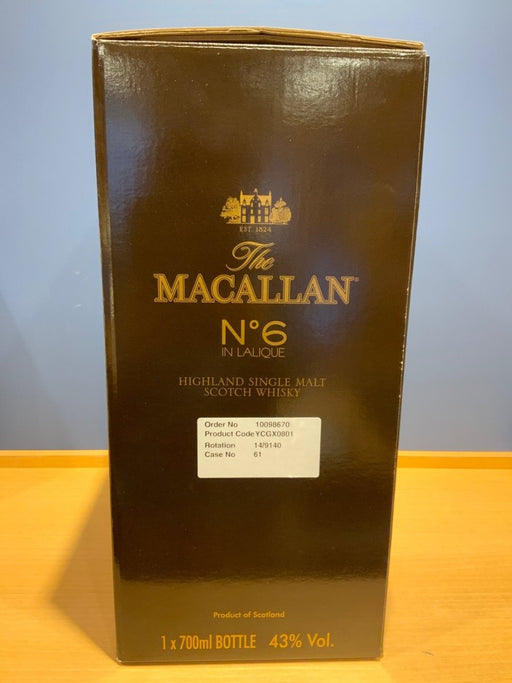 マッカラン ナンバー6 ラリックデキャンタ 700ml 43度 箱付 シングルモルト - LIQUOR JOY