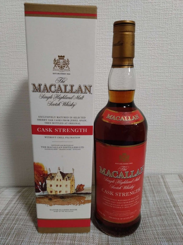 マッカラン　マッカラン カスクストレングス　赤ラベル 箱付き 　750ml - LIQUOR JOY