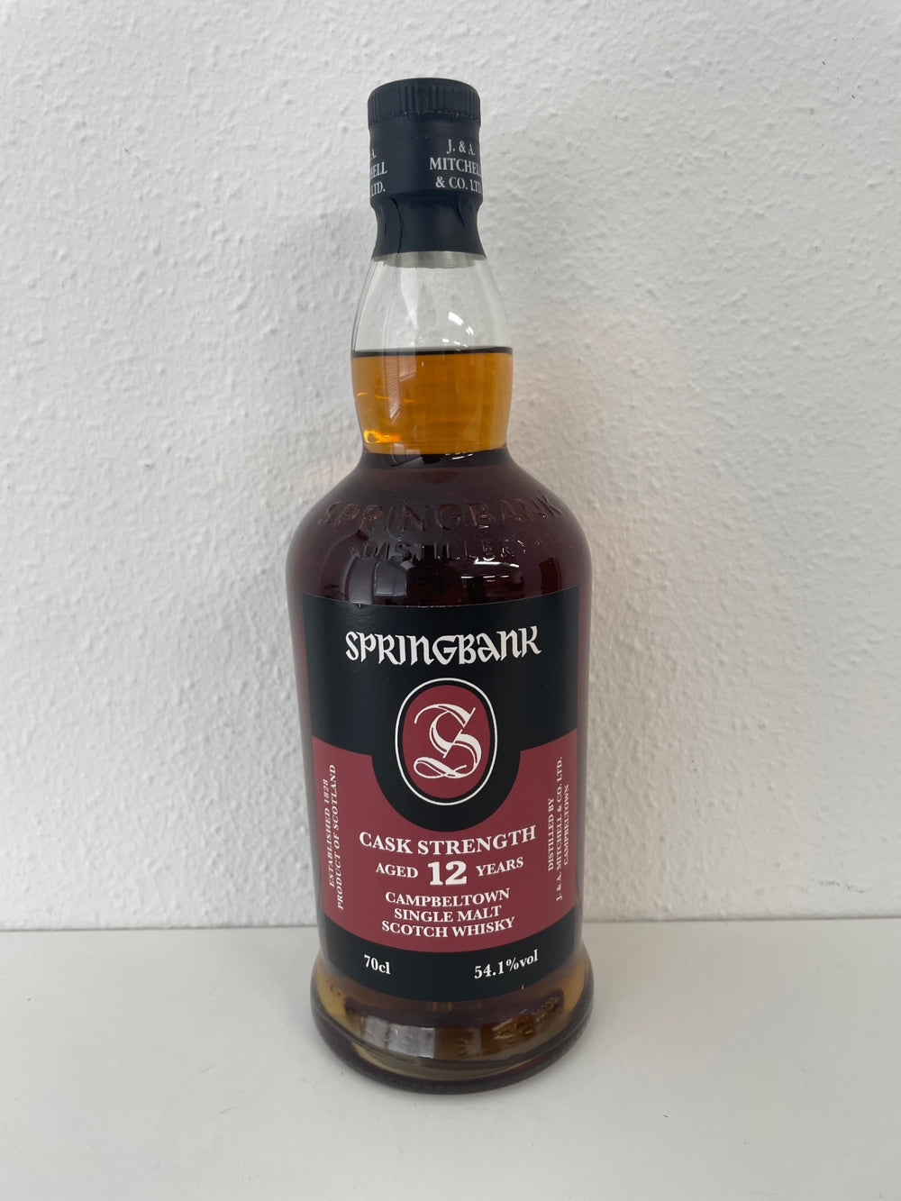 スプリングバンク　12年　カスクストレングス　54.1％　700ml