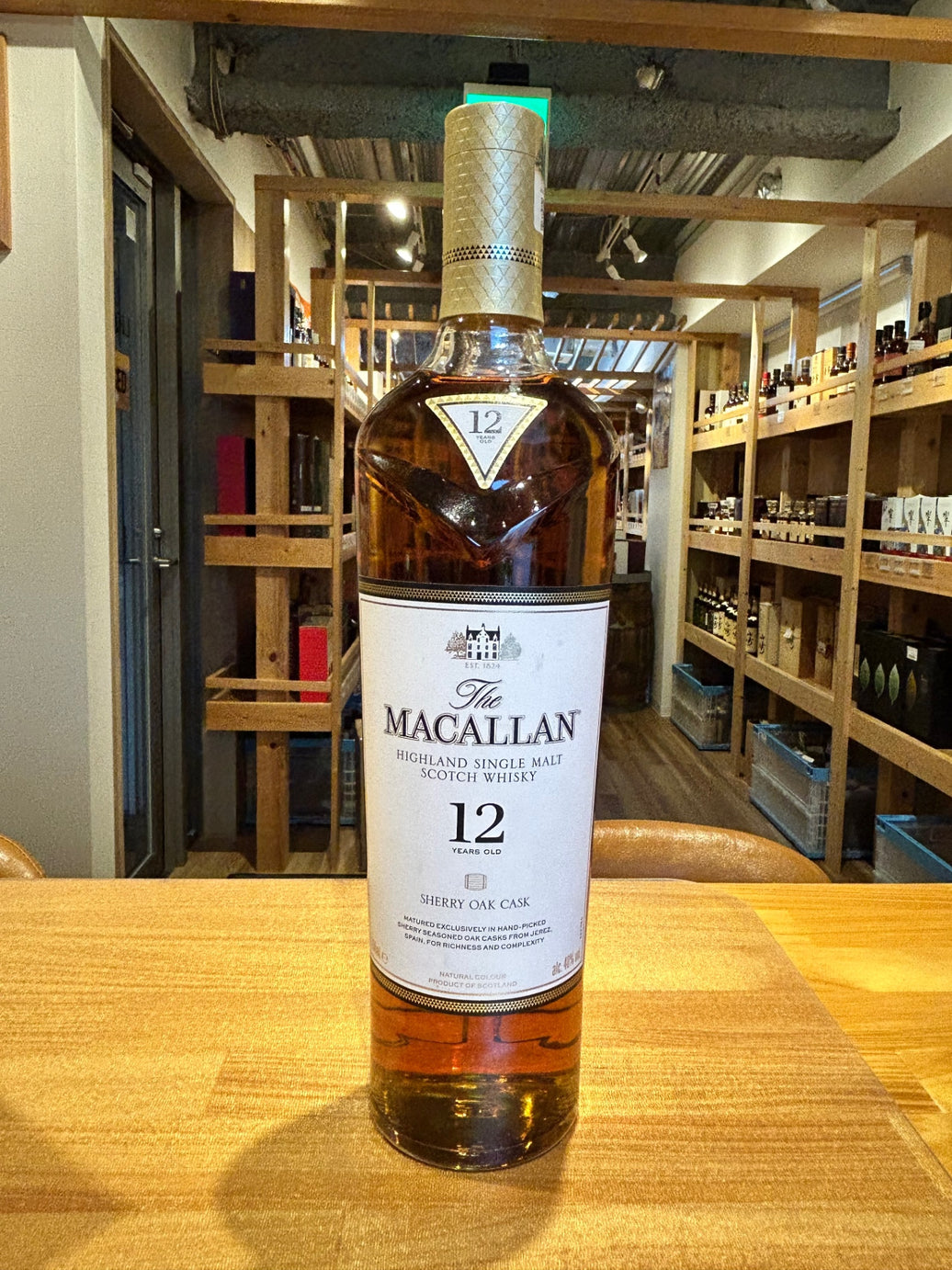 [新ボトル] ザ マッカラン 12年 シェリーオーク 正規品 40度 700ml