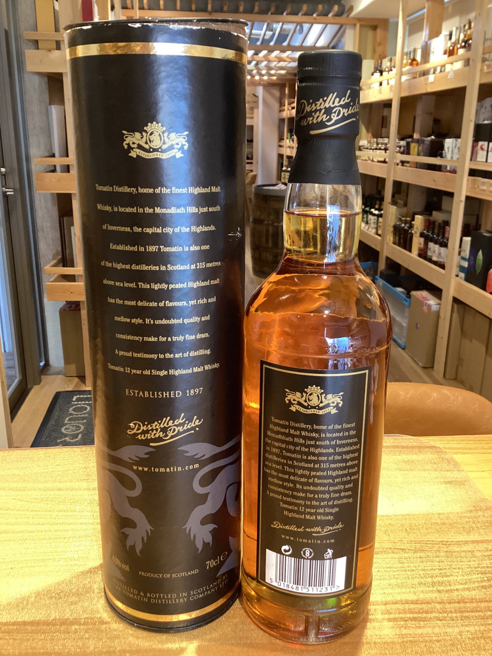 Tomatin 12 Year Old Bottle